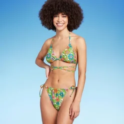 Women's Side-Tie Adjustable Coverage Ultra High Leg Bikini Bottom - Wild Fable™ Floral Print 11 Women's Side-Tie Adjustable Coverage Ultra High Leg Bikini Bottom - Wild Fable™ Floral Print -Wild Fable Store GUEST 00f3dad1 e2b9 4877 a4da c2e45174a85b