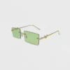 Women's Rimless Metal Rectangle Butterfly Sunglasses - Wild Fable™ Lime Green -Wild Fable Store GUEST 02a32f3f 5ed1 4712 8d61 a20347af58c2