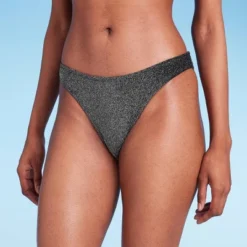 Women's High Leg Cheeky Bikini Bottom - Wild Fable™ Black Lurex 16 Women's High Leg Cheeky Bikini Bottom - Wild Fable™ Black Lurex -Wild Fable Store GUEST 065c6c45 a54f 4967 8949 a590560f57ba