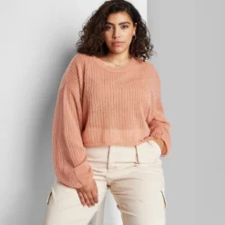 Women's Crewneck Open Knit Cropped Pullover - Wild Fable™ 10 Women's Crewneck Open Knit Cropped Pullover - Wild Fable™ -Wild Fable Store GUEST 06fe5c44 0285 4b6a 8d73 750332b45d0c