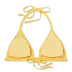 Women's Sequin Detail Triangle Bikini Top - Wild Fable™ Yellow -Wild Fable Store GUEST 096a29cc 163e 47c6 b2db e23e6bf0793c