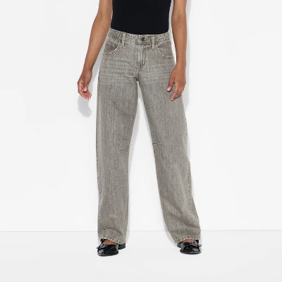 Women's Mid-Rise Barrel Jeans - Wild Fable™ 3 Women's Mid-Rise Barrel Jeans - Wild Fable™