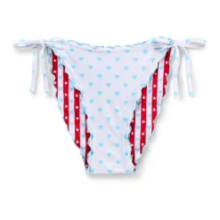 Women's Heart Print Reversible Ruffle Edge Low Rise High-Leg Cheeky Side-Tie Bikini Bottom - Wild Fable™ Red/White/Blue 16 Women's Heart Print Reversible Ruffle Edge Low Rise High-Leg Cheeky Side-Tie Bikini Bottom - Wild Fable™ Red/White/Blue -Wild Fable Store GUEST 0ba7e86c 3103 4365 84a1 f27e425aa87b