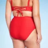 Women's High Waist Cheeky Bikini Bottom - Wild Fable™ Red 1 Women's High Waist Cheeky Bikini Bottom - Wild Fable™ Red -Wild Fable Store GUEST 0c6fdd9d 6ae6 4bbd bbfc 0c830c7481a7