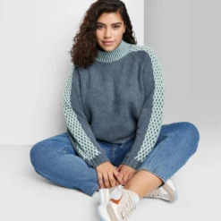 Women's Mock Turtleneck Boxy Pullover Sweater - Wild Fable™ 10 Women's Mock Turtleneck Boxy Pullover Sweater - Wild Fable™ -Wild Fable Store GUEST 0da729d7 cc67 40a1 9363 59919c8df51b