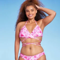Women's Wrap Bralette Bikini Top - Wild Fable™ Pink Heart Print 14 Women's Wrap Bralette Bikini Top - Wild Fable™ Pink Heart Print -Wild Fable Store GUEST 0ffaa5a5 106d 40db 9613 2fa06933c7f7