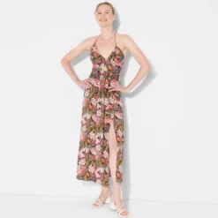 Women's Ruched Maxi Halter A-Line Dress - Wild Fable™ Assorted Pinks Floral 8 Women's Ruched Maxi Halter A-Line Dress - Wild Fable™ Assorted Pinks Floral -Wild Fable Store GUEST 132f3dd0 a9cf 4a05 b880 52b7ee6f7b52