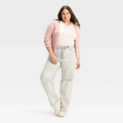 Women's High-Rise Straight Jeans - Wild Fable™ Light Gray Wash -Wild Fable Store GUEST 14eed0fc a0b7 4330 a204 102bdd476797