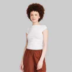 Women's Cap Sleeve Ruched Side Seam T-Shirt - Wild Fable™ 7 Women's Cap Sleeve Ruched Side Seam T-Shirt - Wild Fable™ -Wild Fable Store GUEST 15d7b295 9cc2 4280 91aa 8c77b1143b5c