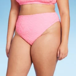 Women's Wavy Terry Textured High Leg Extra Cheeky Bikini Bottom - Wild Fable™ Light Pink 17 Women's Wavy Terry Textured High Leg Extra Cheeky Bikini Bottom - Wild Fable™ Light Pink -Wild Fable Store GUEST 167c3c44 e86b 46ce 9abf 85b249f39067