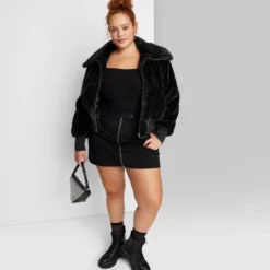 Women's Faux Fur Bomber Jacket - Wild Fable™ 8 Women's Faux Fur Bomber Jacket - Wild Fable™ -Wild Fable Store GUEST 19f96e76 acb7 4677 9528 a8cedc42762d