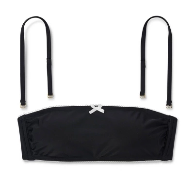 Women's Picot Bow Trim Bandeau Bikini Top - Wild Fable™ 7 Women's Picot Bow Trim Bandeau Bikini Top - Wild Fable™ - Image 5