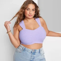 Women's Sweater Tiny Bra Top - Wild Fable™ -Wild Fable Store GUEST 1a6c81fe 98f8 4f33 afa8 e60a1ece09cb