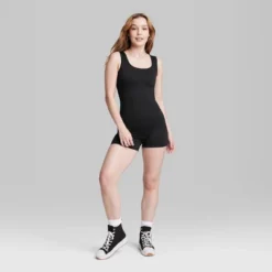 Women's Seamless Fabric Reversible Romper - Wild Fable™