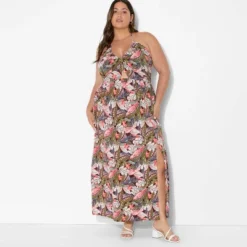 Women's Ruched Maxi Halter A-Line Dress - Wild Fable™ Assorted Pinks Floral 9 Women's Ruched Maxi Halter A-Line Dress - Wild Fable™ Assorted Pinks Floral -Wild Fable Store GUEST 1cdf7f60 b55e 4d1d 90a1 91ada748a420