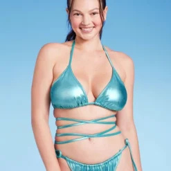 Women's Foil Triangle Bikini Top - Wild Fable™ Teal Green 11 Women's Foil Triangle Bikini Top - Wild Fable™ Teal Green -Wild Fable Store GUEST 1f1d8e88 225b 4d95 9df7 51dbd4275fdf
