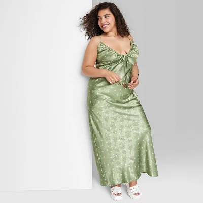 Women's Satin Slip Maxi Dress - Wild Fable™ 7 Women's Satin Slip Maxi Dress - Wild Fable™ - Image 5