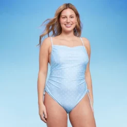 Women's Side-Cinch Detail Extra High Leg Cheeky One Piece Swimsuit - Wild Fable™ Blue 13 Women's Side-Cinch Detail Extra High Leg Cheeky One Piece Swimsuit - Wild Fable™ Blue -Wild Fable Store GUEST 278c7446 ff29 41f4 af1f e908add48b56