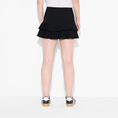 Women's Mini Drop-Waist Pleated A-Line Skirt - Wild Fable™ 4 Women's Mini Drop-Waist Pleated A-Line Skirt - Wild Fable™ - Image 2