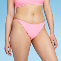 Women's Wavy Terry Textured High Leg Extra Cheeky Bikini Bottom - Wild Fable™ Light Pink 12 Women's Wavy Terry Textured High Leg Extra Cheeky Bikini Bottom - Wild Fable™ Light Pink -Wild Fable Store GUEST 2ad8a91c e333 497e a5c8 b7eef54ad562