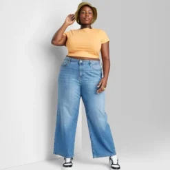 Women's Super-High Rise Wide Leg Baggy Jeans - Wild Fable™ Blue Wash 9 Women's Super-High Rise Wide Leg Baggy Jeans - Wild Fable™ Blue Wash -Wild Fable Store GUEST 2ef050c9 2a87 40e7 82c9 96a0b832406c