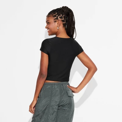 Women's Short Sleeve The Perfect T-Shirt - Wild Fable™ 4 Women's Short Sleeve The Perfect T-Shirt - Wild Fable™ - Image 2