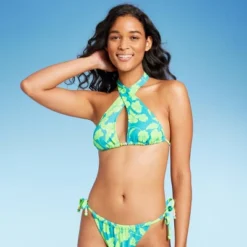 Women's Bead Detail U-Neck Multi-Way Bralette Bikini Top - Wild Fable™ Multi Tropical Print -Wild Fable Store GUEST 33d9622b 71fe 4c6d a438 c668fdde29a0