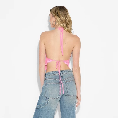 Women's Crochet Halter Top - Wild Fable™ 4 Women's Crochet Halter Top - Wild Fable™ - Image 2
