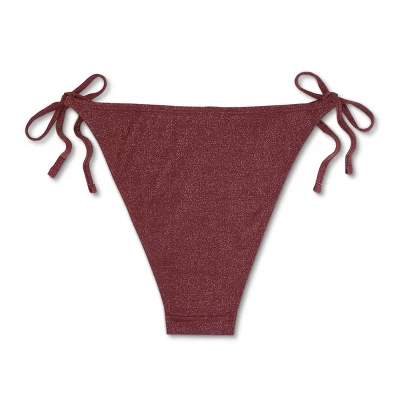 Women's Side-Tie High Leg Extra Cheeky Bikini Bottom - Wild Fable™ Brown 8 Women's Side-Tie High Leg Extra Cheeky Bikini Bottom - Wild Fable™ Brown - Image 6