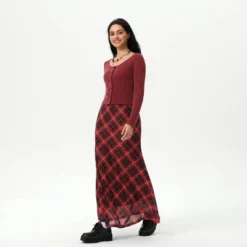 Women's Knit Button-Front Cardigan - Wild Fable™ Dark Red -Wild Fable Store GUEST 3acd682e 5d5f 4f2d 9e67 18c84828d181