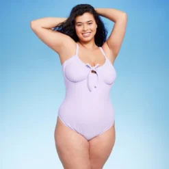 Women's Shirred Detail Underwire High Leg Extra Cheeky One Piece Swimsuit - Wild Fable™ Lilac Purple 15 Women's Shirred Detail Underwire High Leg Extra Cheeky One Piece Swimsuit - Wild Fable™ Lilac Purple -Wild Fable Store GUEST 3d3ee15c 1935 4198 9b56 4ce4e177d451