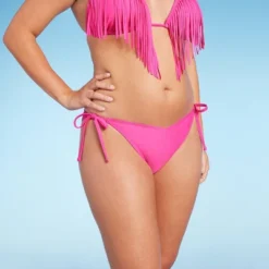 Women's V-Front Side-Tie High Leg Extra Cheeky Bikini Bottom - Wild Fable™ Magenta 11 Women's V-Front Side-Tie High Leg Extra Cheeky Bikini Bottom - Wild Fable™ Magenta -Wild Fable Store GUEST 3dafea14 c540 4a89 836a a786a62e3392