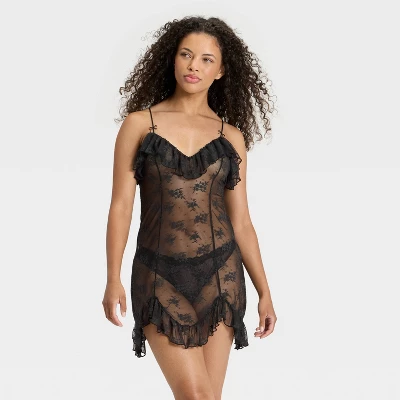 Women's Ruffle Lace Slip Dress - Wild Fable™ 7 Women's Ruffle Lace Slip Dress - Wild Fable™ - Image 5