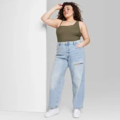 Women's High-Rise 90's Relaxed Slashed Straight Jeans - Wild Fable™ Light Wash 9 Women's High-Rise 90's Relaxed Slashed Straight Jeans - Wild Fable™ Light Wash -Wild Fable Store GUEST 40412feb cf46 4ffc 8d44 02e1b641df60