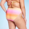 Women's Low-Rise Cheeky High Leg Bikini Bottom - Wild Fable™ Pink/Yellow Ombre Print 1 Women's Low-Rise Cheeky High Leg Bikini Bottom - Wild Fable™ Pink/Yellow Ombre Print -Wild Fable Store GUEST 40cabaec 2a3e 456f 87e8 9cb81861e2e9