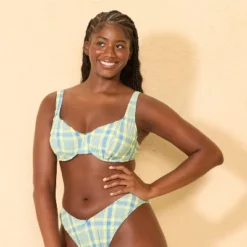Women's Textured Plaid Underwire Bikini Top - Wild Fable - Blue/Yellow 9 Women's Textured Plaid Underwire Bikini Top - Wild Fable - Blue/Yellow -Wild Fable Store GUEST 4164bcb5 c326 433a 88ae 3b5c854cd111
