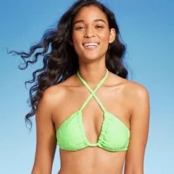 Women's Terry Textured U-Neck Multi-Way Bralette Bikini Top - Wild Fable™ Tropical Green 26 Women's Terry Textured U-Neck Multi-Way Bralette Bikini Top - Wild Fable™ Tropical Green -Wild Fable Store GUEST 43e72e41 bd60 4579 beb9 609cb91ec678
