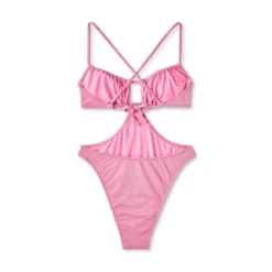 Women's Cut Out One Piece Swimsuit - Wild Fable™ Pink Lurex 12 Women's Cut Out One Piece Swimsuit - Wild Fable™ Pink Lurex -Wild Fable Store GUEST 4bd57c2d bfb5 4d1b a1cb c59ebda7aef3