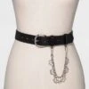Women's New Polyurethane With Swag Chain Belt - Wild Fable™ Black 1 Women's New Polyurethane With Swag Chain Belt - Wild Fable™ Black -Wild Fable Store GUEST 4c6c693e 69ba 481f a83b 4873f373c81b