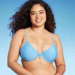Women's V-Front Underwire Bikini Top - Wild Fable™ Bright Blue 11 Women's V-Front Underwire Bikini Top - Wild Fable™ Bright Blue -Wild Fable Store GUEST 4f4518d4 0a24 4282 87b0 39cec2695837
