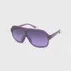 Women's Milky Plastic Oversized Shield Sunglasses - Wild Fable™ Purple 1 Women's Milky Plastic Oversized Shield Sunglasses - Wild Fable™ Purple -Wild Fable Store GUEST 51521dbb 834b 4844 b7e6 4d96111d2ee7