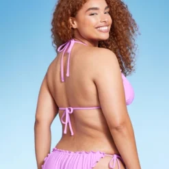 Women's Ruffle Triangle Bikini Top - Wild Fable™ -Wild Fable Store GUEST 51cea371 c8a8 4d09 b90a 0e2c4da1f744