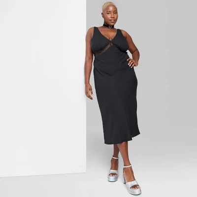 Women's Lace Detail Slip Midi Dress - Wild Fable™ 8 Women's Lace Detail Slip Midi Dress - Wild Fable™ - Image 6