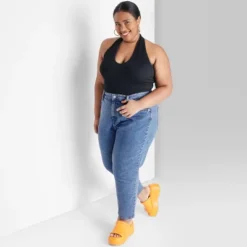 Women's Super-High Rise Curvy Tapered Jeans - Wild Fable™ Medium Wash -Wild Fable Store GUEST 56b8321e c1d8 42e8 adde bf5929706334