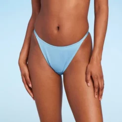 Women's Low-Rise Cheeky High Leg Bikini Bottom - Wild Fable™ Blue Lurex 11 Women's Low-Rise Cheeky High Leg Bikini Bottom - Wild Fable™ Blue Lurex -Wild Fable Store GUEST 57063fe1 3af3 4899 8615 c666b30ada9a