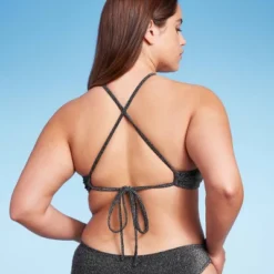 Women's High Next Halter Bralette Bikini Top - Wild Fable™ Black Lurex 14 Women's High Next Halter Bralette Bikini Top - Wild Fable™ Black Lurex -Wild Fable Store GUEST 578a2790 e706 477f b251 55376aeed34a