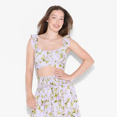 Women's Flutter Short Sleeve Scoopneck Micro Top - Wild Fable™ Mauve 3 Women's Flutter Short Sleeve Scoopneck Micro Top - Wild Fable™ Mauve