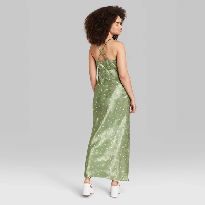 Women's Satin Slip Maxi Dress - Wild Fable™ 4 Women's Satin Slip Maxi Dress - Wild Fable™ - Image 2