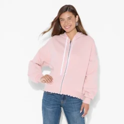 Women's Merrow Edge Hooded Zip-Up Sweatshirt - Wild Fable™