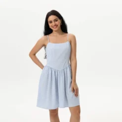 Women's Backless Mini Dress - Wild Fable™ Blue Gingham -Wild Fable Store GUEST 6288c567 9cd6 43bb a396 a6276bd84781